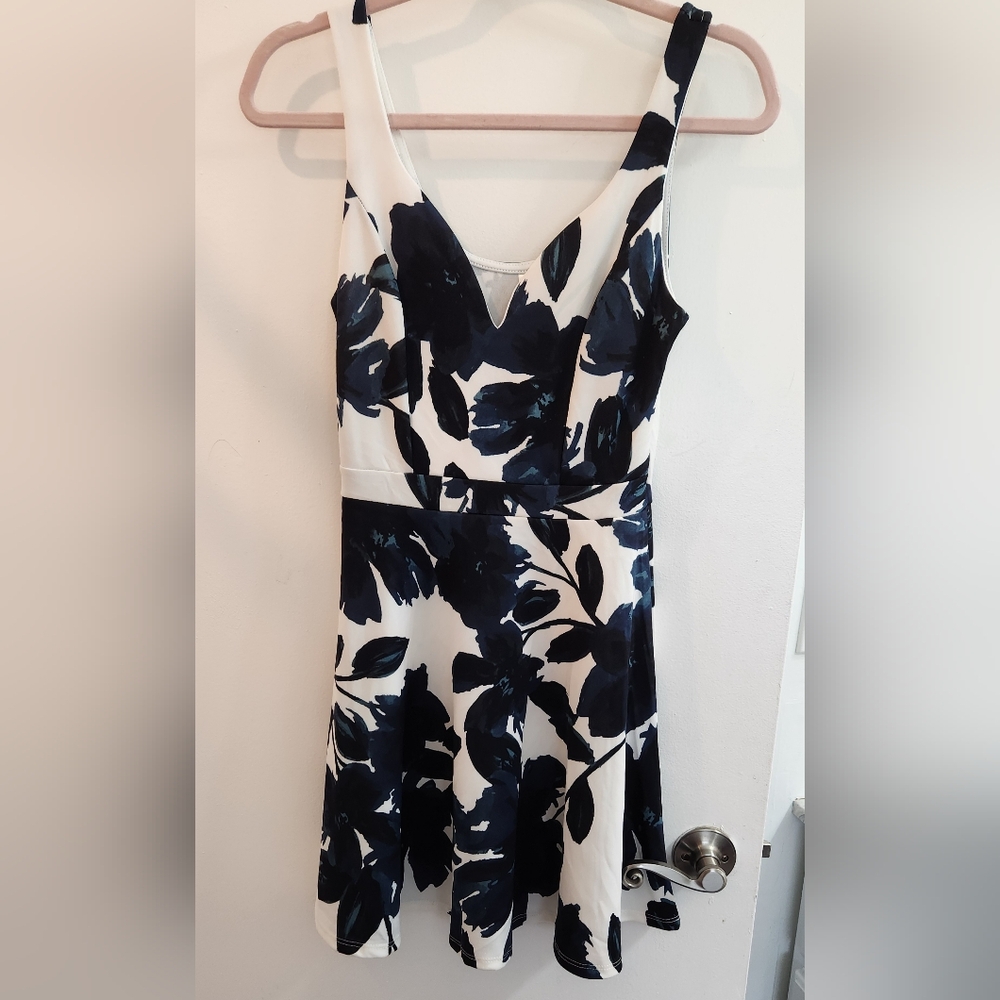 Spicewear, Blue and White, S, Cocktail Dress